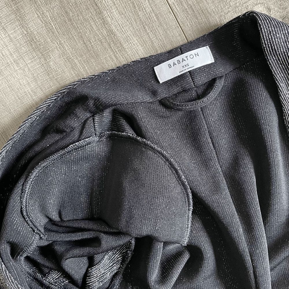 Aritzia Babaton Power Hip Blazer Metallic Size XS - Picture 5 of 8